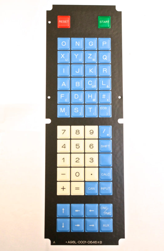 FANUC membrane keysheet keypad P/N: A98L-0001-0646#B