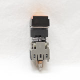 FUJI AH165-SLO11E3 Orange Pushbutton Command Switch 24VDC LED (Pack of 5)