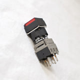 FUJI AH165-SLR11E3 Red Pushbutton Command Switch 24VDC LED (Pack of 5)