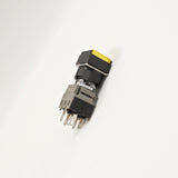 FUJI AH165-SLY11E3 Yellow Pushbutton Command Switch 24VDC LED (Pack of 5)
