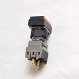 FUJI AH165-TL5O11E3 Orange Pushbutton Command Switch 24VDC LED (Pack of 5)