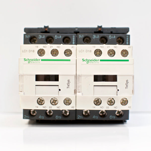 Telemecanique/Schneider Magnetic Contactor LC1D18M7 , 220V Coil, Combo