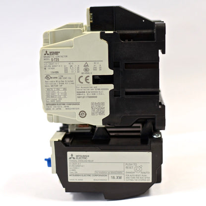 MITSUBISHI Contactor S-T25 3A2a2b Coil: 200V~240V + Overload Relay TH-T25 18~26A