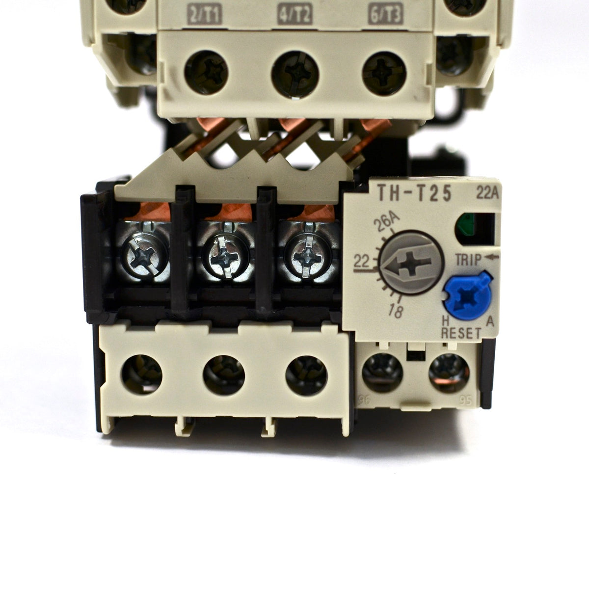 MITSUBISHI Contactor S-T25 3A2a2b Coil: 200V~240V + Overload Relay TH-T25 18~26A
