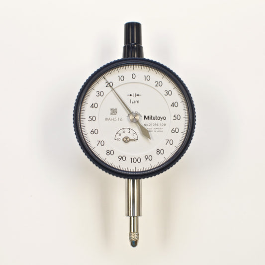 Mitutoyo 2109S-10 Dial Indicator, 0-1mm, 0.001mm Graduation, ±5µm, 8mm stem Dia