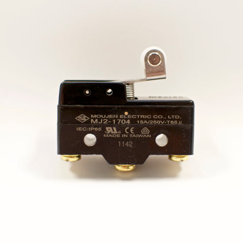 Moujen MJ2-1704 Micro Basic Limit Switch, Short Hinge Roller Lever, 15A/250V-T85
