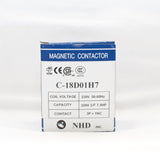 NHD C-18D01H7 magnetic contactor for 7.5HP motor, 230V coil, normally closed