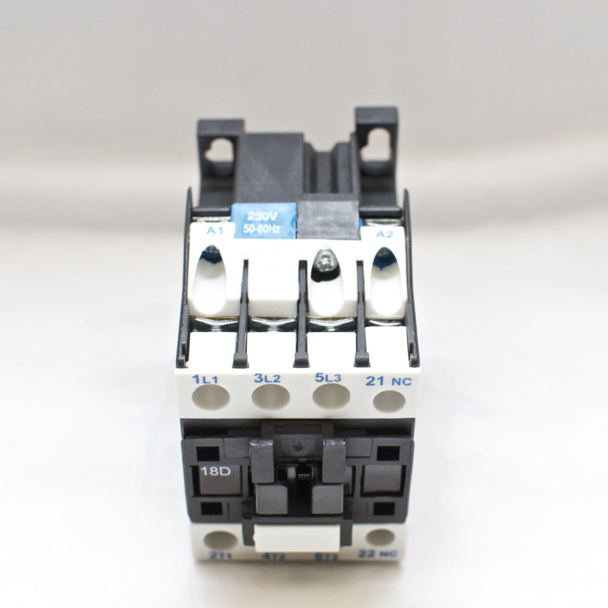 NHD C-18D01H7 magnetic contactor for 7.5HP motor, 230V coil, normally closed