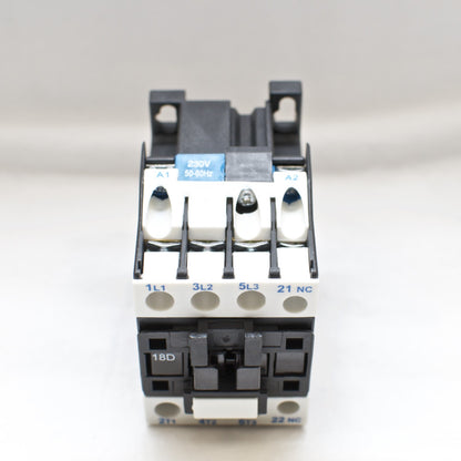 NHD C-18D01H7 magnetic contactor for 7.5HP motor, 230V coil, normally closed