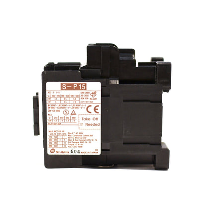 Shihlin Magnetic Contactor S-P15 3A1a (Normally Open), Coil: 24V