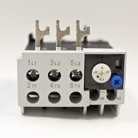 Shihlin TH-P20E 15A thermal overload relay, Amp range: 12 ~ 18A