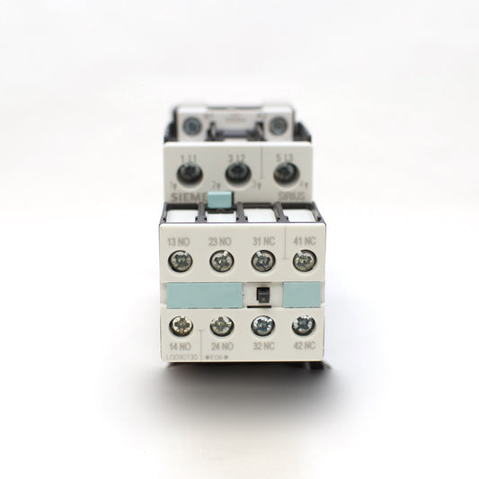 Siemens Magnetic Contactor 3RT1026-1A 24V Coil with Aux Contacts 3RH1921-1FA22