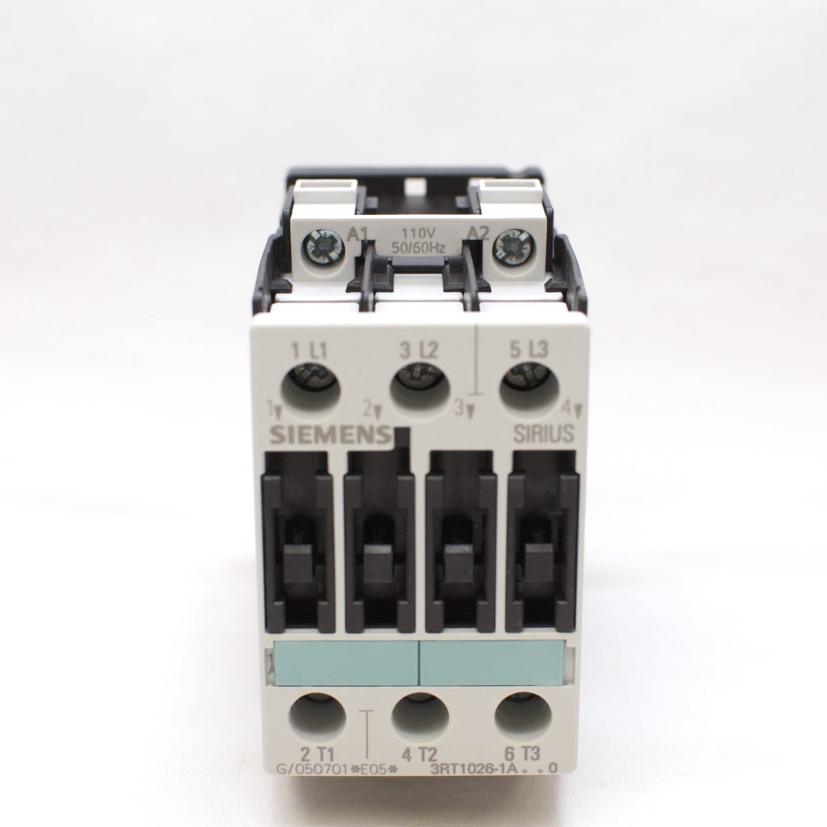 Siemens Magnetic Contactor 3RT1026-1AG20, 110V coil