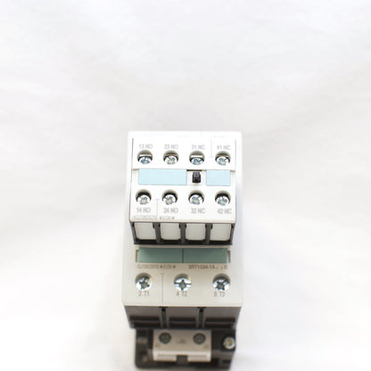Siemens Contactor 3RT1034-1AG20 110V Coil with Aux Switch Block 3RH1921-1FA22