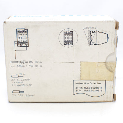 Siemens Contactor 3TF40 22-0A (3TF4022-0A) 2NO+2NC, 24V coil