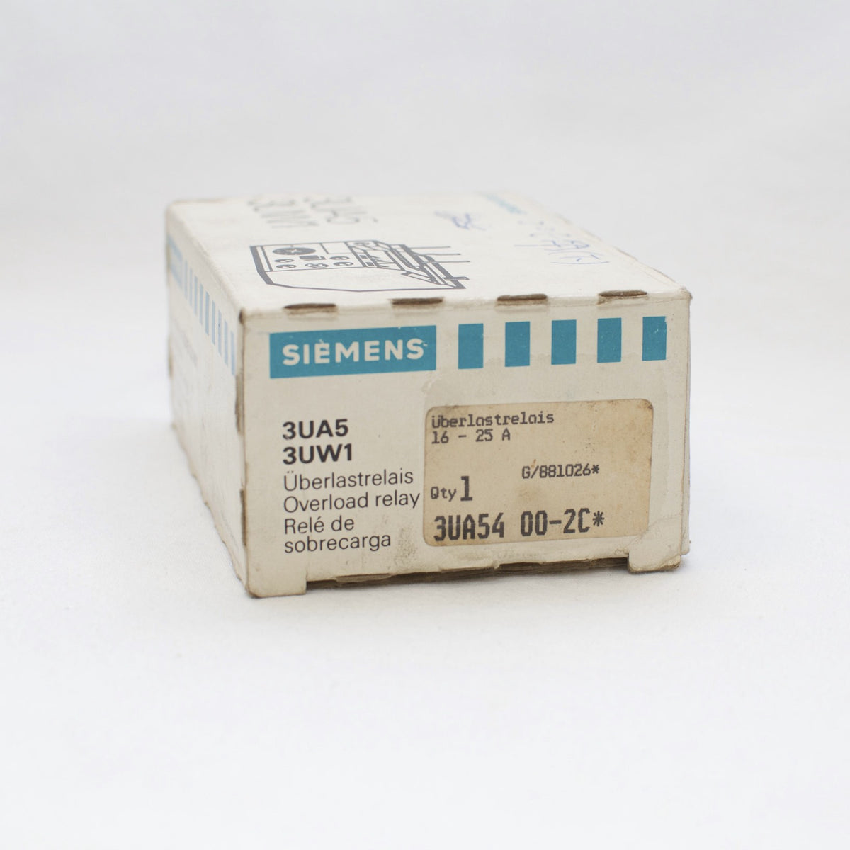 Siemens Overload Relay 3UA54 00-2C 16-25A