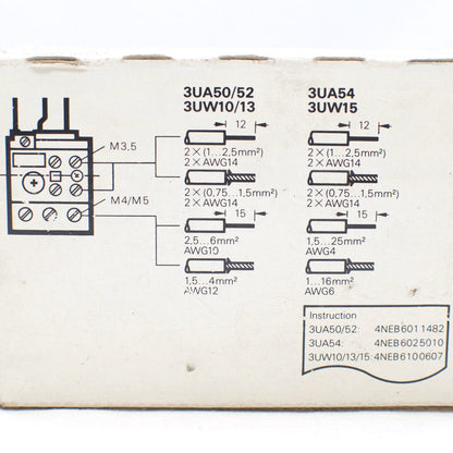 Siemens Overload Relay 3UA54 00-2C 16-25A