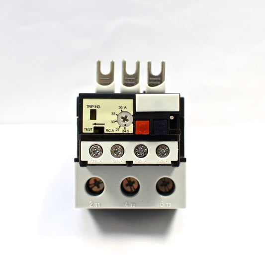 TECO RHU-80/36K1 thermal overload relay, Amp range: 24.5 ~ 36A