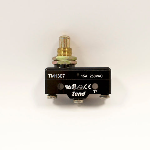 TEND TM-1307 Micro Basic Switch, Panel Mount Plunger, 15A 250VAC