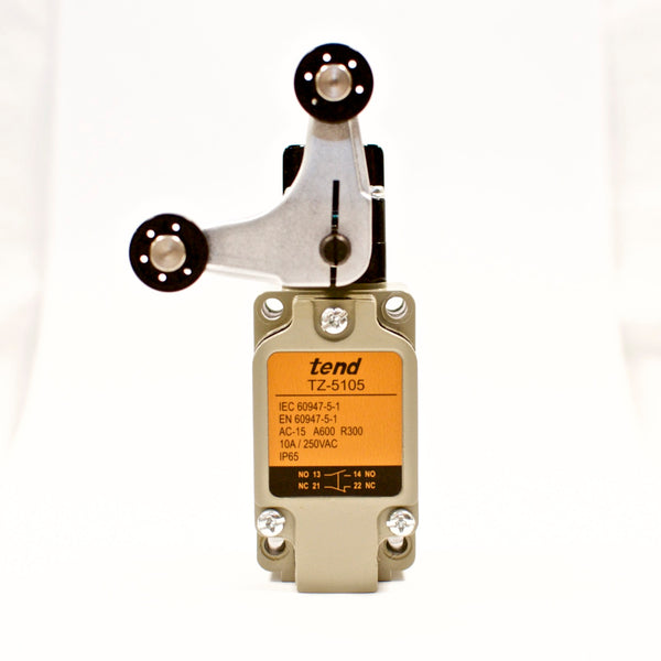 TEND TZ-5105 Vertical Limit Switch, Roller Lever, 10A 250VAC