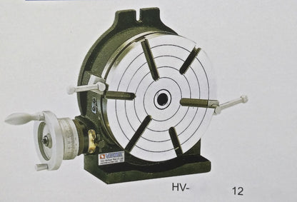 VERTEX HV-12 12" Horizontal / Vertical Rotary Table with Face Plate