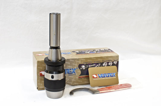 VERTEX INT-13-R8 Keyless Drill Chuck for Bridgeport (R8 taper) 1/64" ~1/2" range